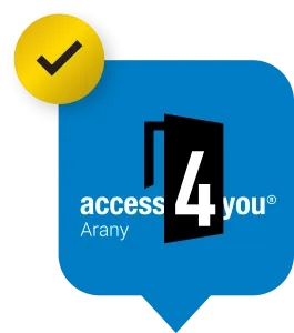 Access4you Arany minősítés